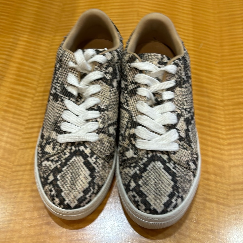 Steve Madden Women's Vonn Python Animal Print Sne… - image 1